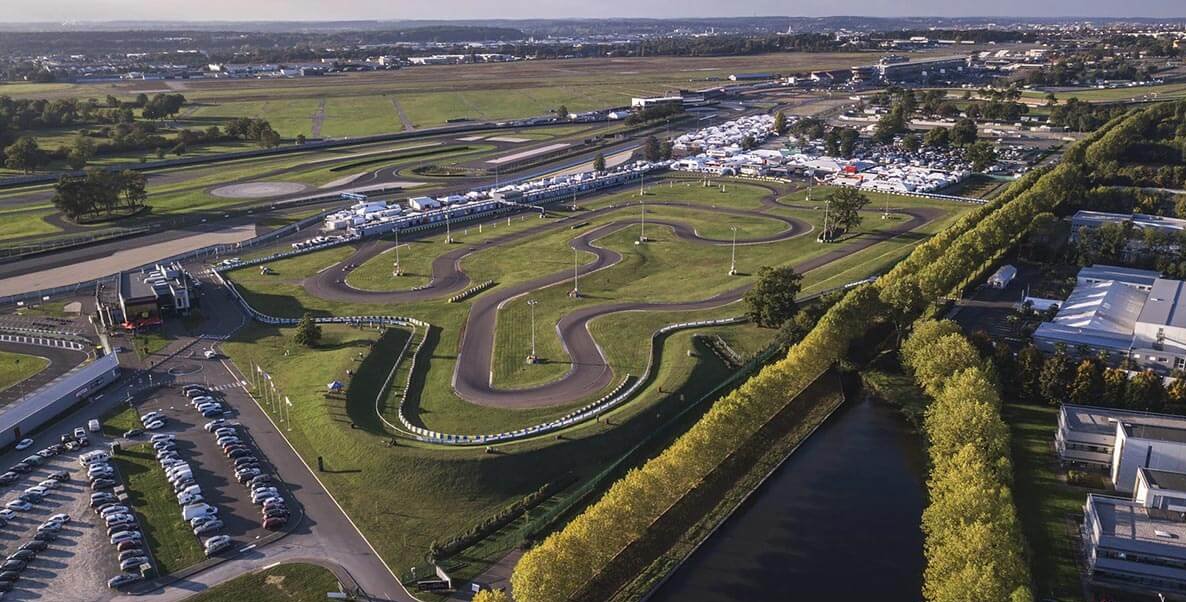 Karting CIK / Club - circuit vue du ciel